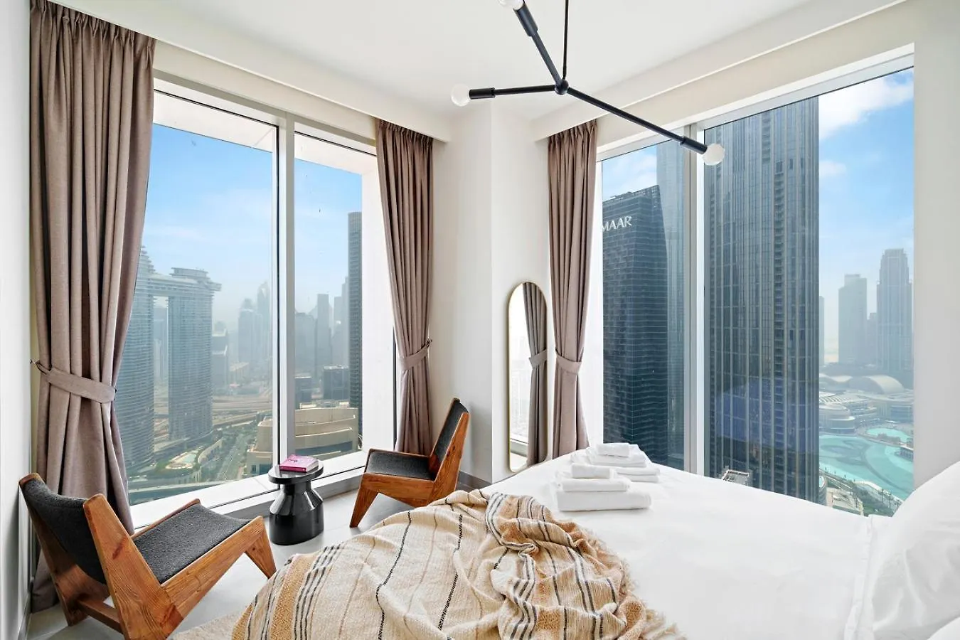 Apartment Dayf-Oli 3 Plus 1 Bedroom Stunning Full Fountain And Burj View Dubai